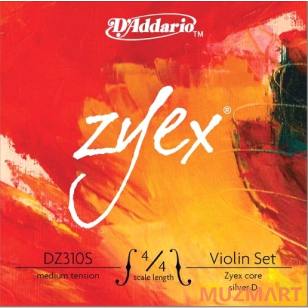 D'Addario DZ310S 4/4H Zyex Heavy Струны для скрипки  (Silver D)