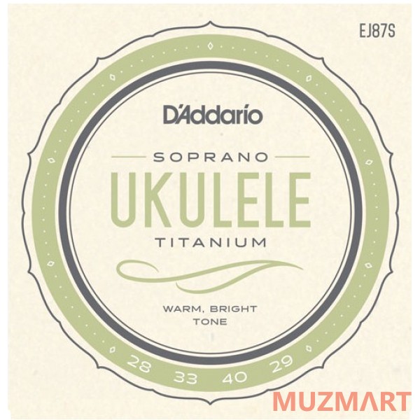 D'Addario EJ87S Струны для укулеле сопрано