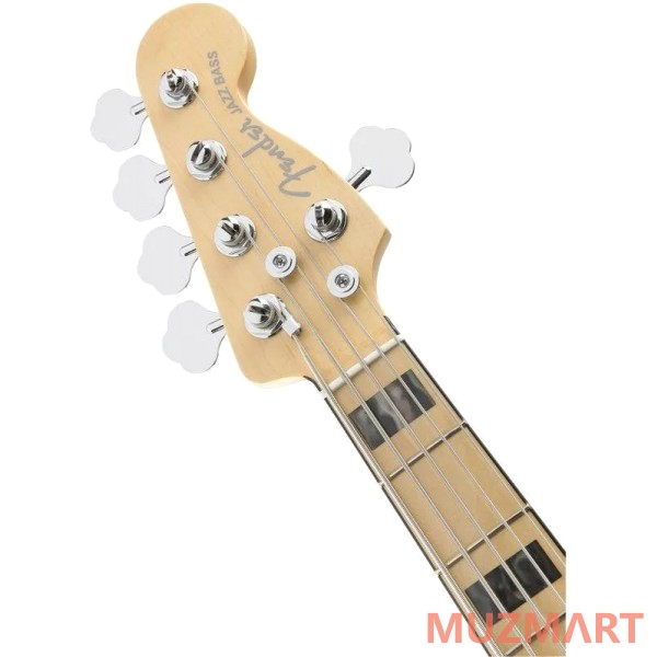 Fender American Elite Jazz Bass® V Ash, Maple Fingerboard, Tobacco Sunburst Бас-гитара 5-ти струнная