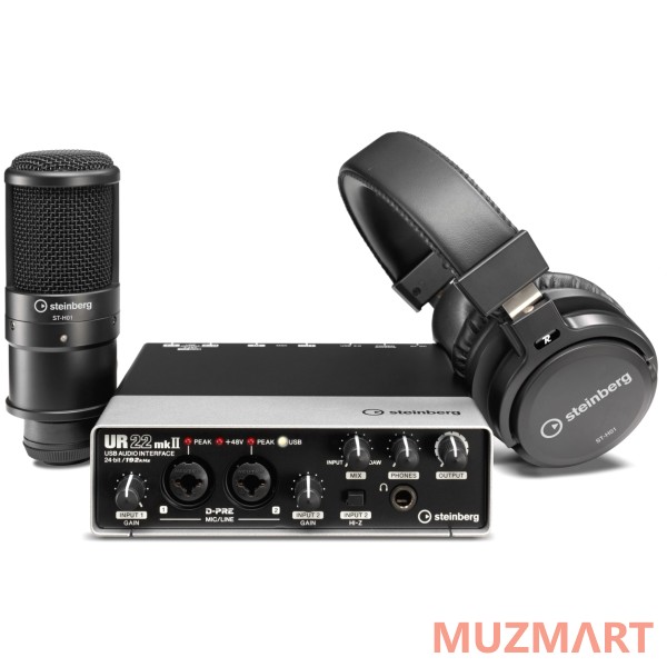 Steinberg UR22 MKII RECORDING PACK Комплект для звукозаписи