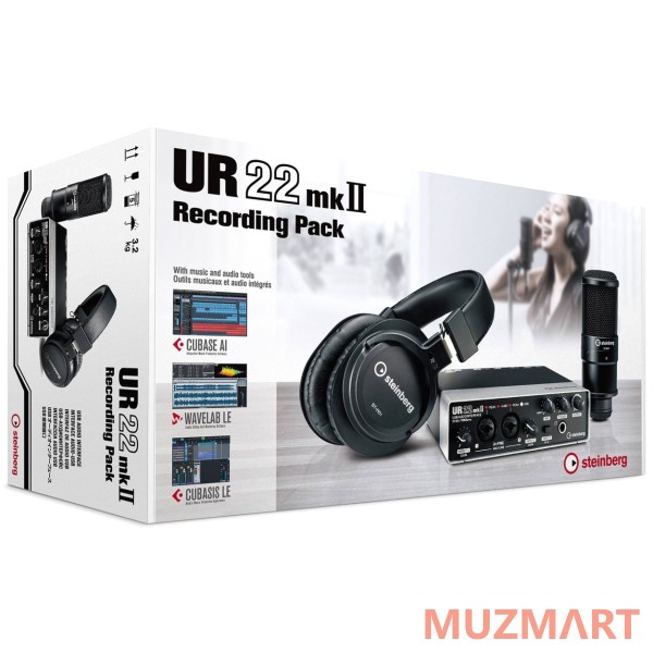 Steinberg UR22 MKII RECORDING PACK Комплект для звукозаписи