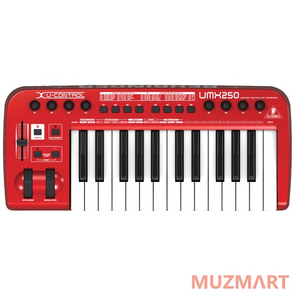 Behringer Umx 250 U-CONTROL USB MIDI клавиатура