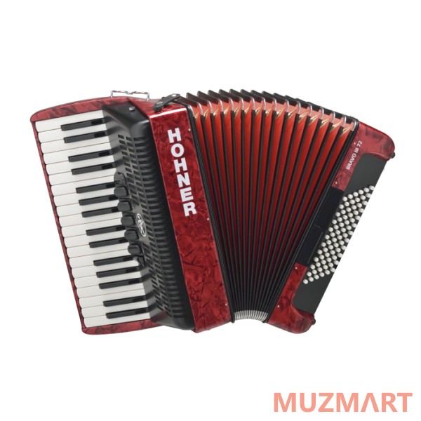 Hohner The New Bravo III 72 (A16631) Red Аккордеон 3/4