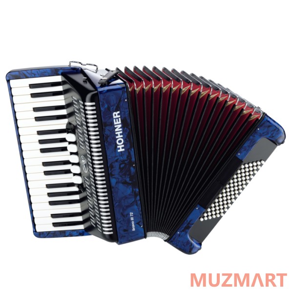 Hohner The New Bravo III 72 (A16641) Dark Blue Аккоррдеон 3/4
