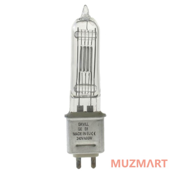Sylvania GKV Лампа галогеновая, 240V-600W, цоколь G9,5, ресурс 250ч