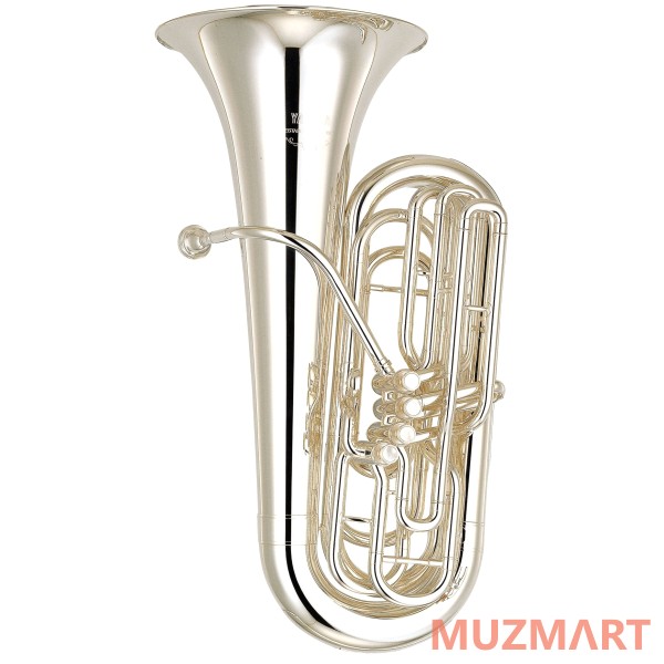 Yamaha YBB-621S Туба Си бемоль, 4 помпы, размер 3/4, серебряное покрытие