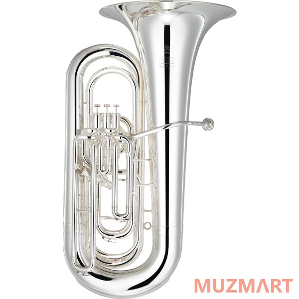 Yamaha YBB-632S Туба Си бемоль, 3+1 помпы, серебряное покрытие