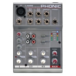 Phonic AM 55 Микшерный пульт 5-и канальный