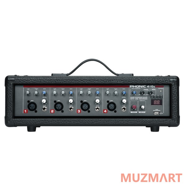 Phonic POWERPOD 410R Активный 4-х канальный микшерный пульт