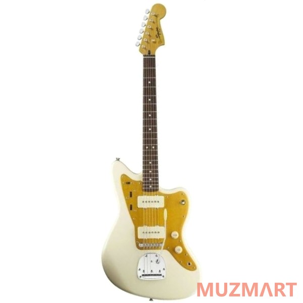 Squier J MASCIS JAZZMASTER RW VINTAGE WHITE Электрогитара