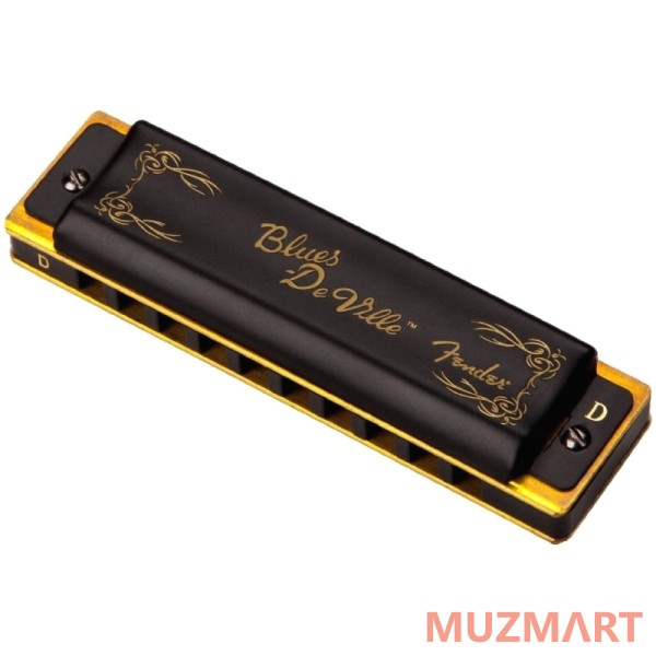 Fender BLUES DEVILLE HARMONICA, KEY OF E Губная гармоника