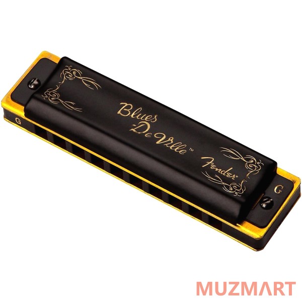 Fender BLUES DEVILLE HARMONICA, KEY OF C Губная гармоника