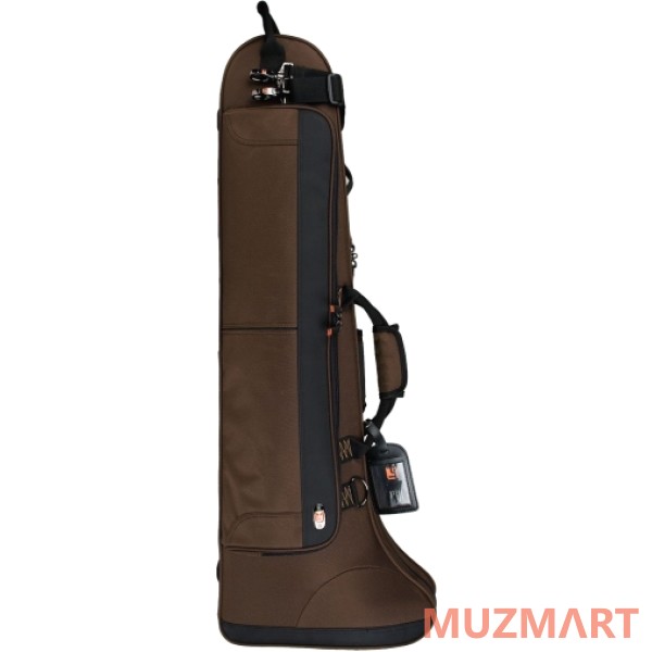 Gewa Trombone Case Compact Brown Легкий кофр-рюкзак для 2-х труб
