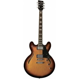 VGS Select Mustang VSH-120 Classic 3-Tone Sunburst Полуакустическая гитара