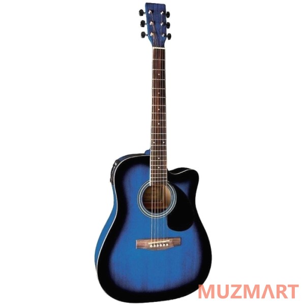 VGS D10 CE Dreadnought Cutaway Blueburst Электроакустическая гитара
