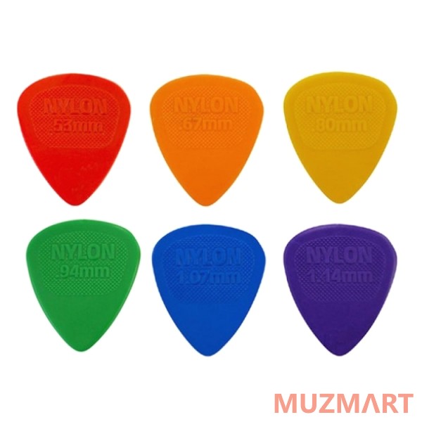 Dunlop 4432 Nylon Midi Набор медиаторов 216 шт