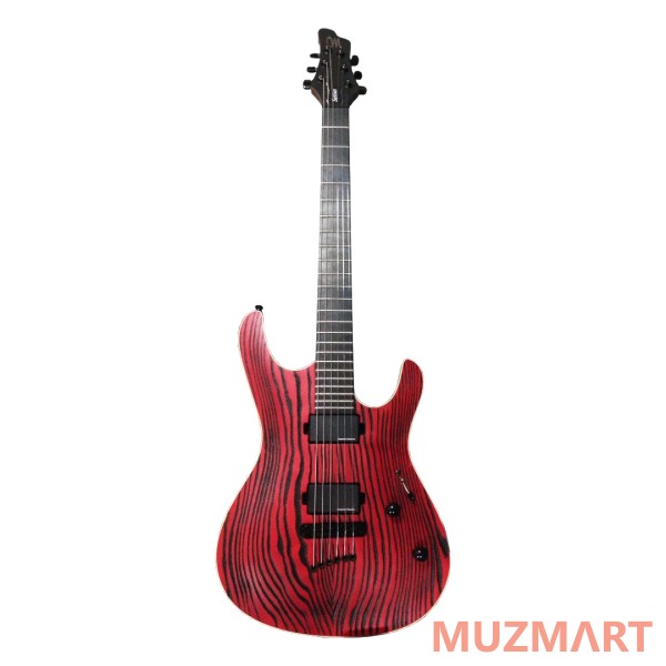 Mayones Setius 6 Gothic M-POBLK-RD-MA Электрогитара