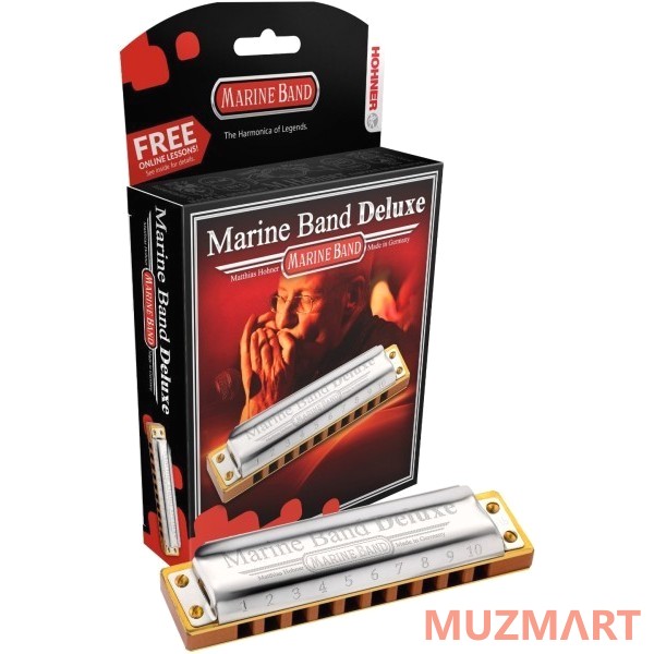 Hohner Marine Band Delux 2005/20 A (M200510X) Губная гармоника с уроками