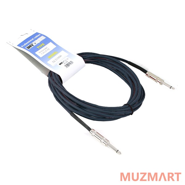 Invotone ACI1002BK Инструментальный кабель 6,3 джек моно <-> 6,3 джек моно, 2 м