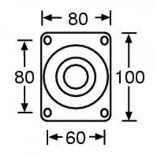Adam Hall 37023 Колесо для кейса