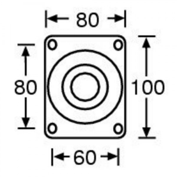 Adam Hall 37024 Колесо для кейса