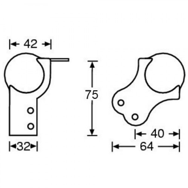 Adam Hall 4105 Стыковочный уголок для кейсов