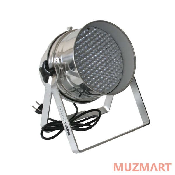 Involight LED Par64/AL Светодиодный RGB прожектор (хром), звуковая активация, DMX-512