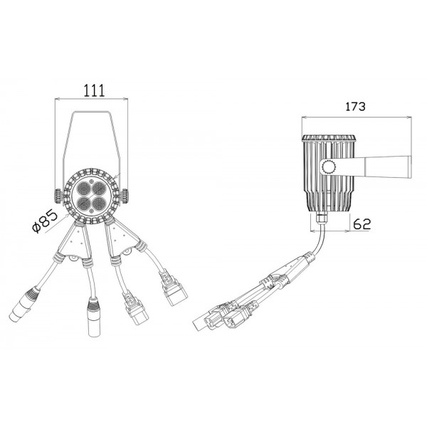 Involight LED SPOT433 LED PAR