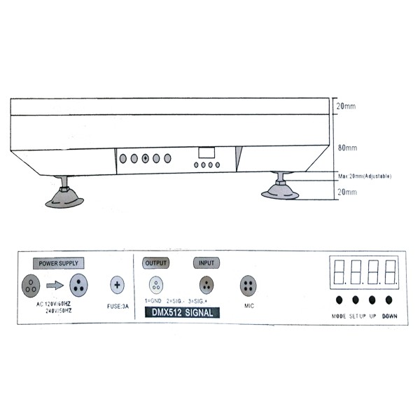 Involight LDF100 LED эффекты