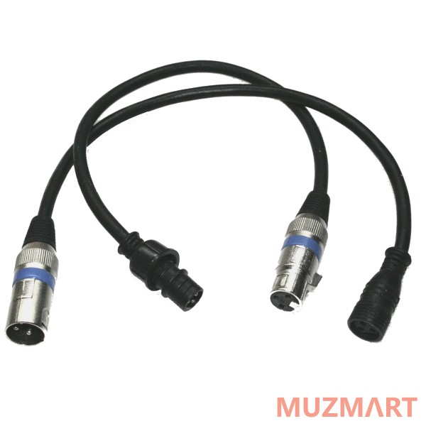 Involight BAR CABLE Переходники для архитектурных светильников, с влагозащищённого разъёма на XLR3F/M, 3м