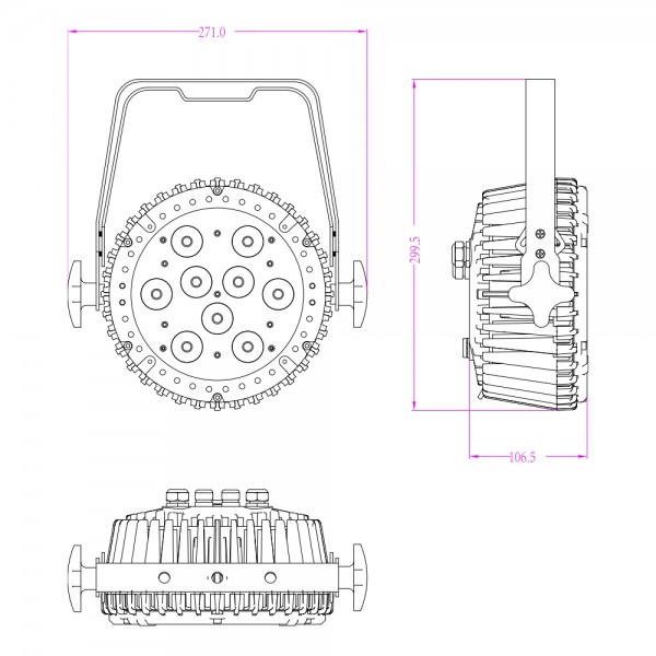 Involight LED PAR95W Светодиодный прожектор