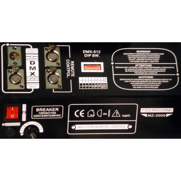 Involight FM2000 DMX генератор дыма 2000 Вт