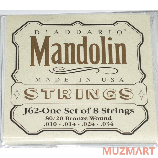 D'Addario J62 Струны для мандолины