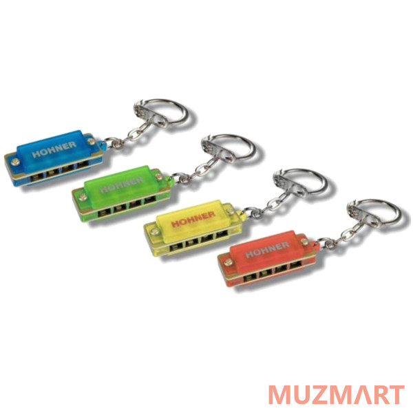 Hohner Mini Color Harp C (M91301) Брелок в виде губной гармоники