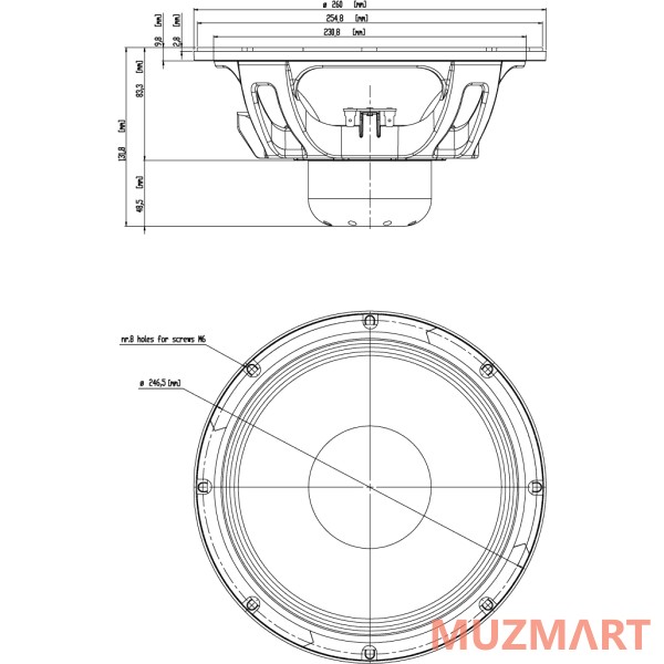 Eighteen Sound 10NW650/8 10'' динамик