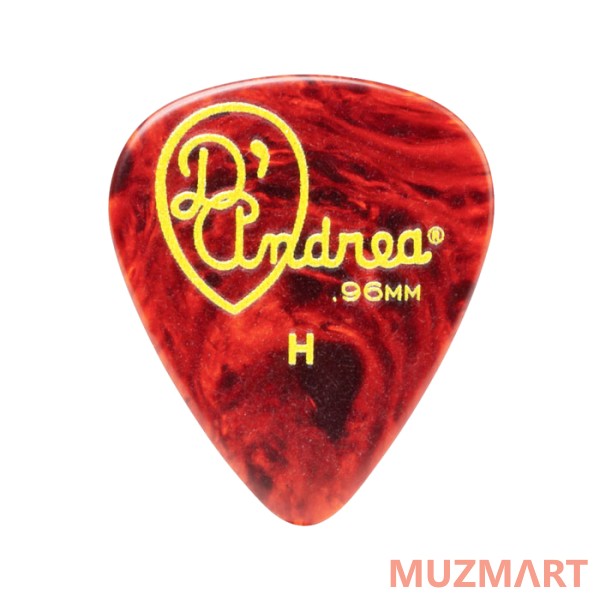 D'Andrea 351-096 GAUGED Медиатор классический 0,96мм
