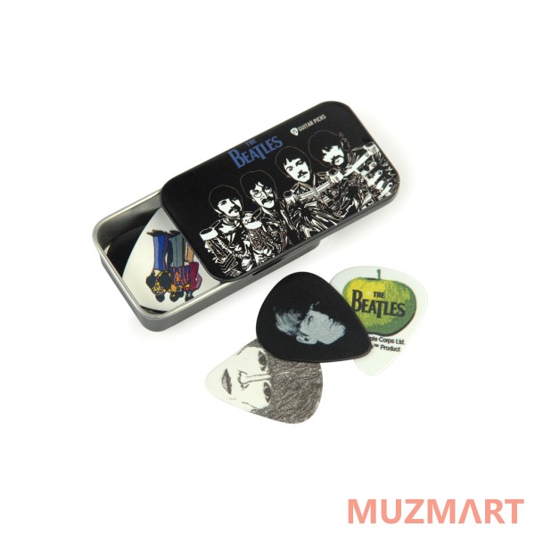 Planet Waves 1CAB4-15BT3 Beatles Signature Sgt. Peppers Медиаторы в коробке, 15шт