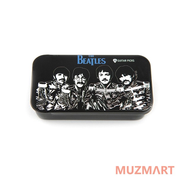 Planet Waves 1CAB4-15BT3 Beatles Signature Sgt. Peppers Медиаторы в коробке, 15шт