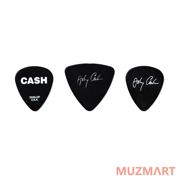 Dunlop JCPT01M Johnny Cash Memphis Медиаторы 6шт, средние, в коробочке