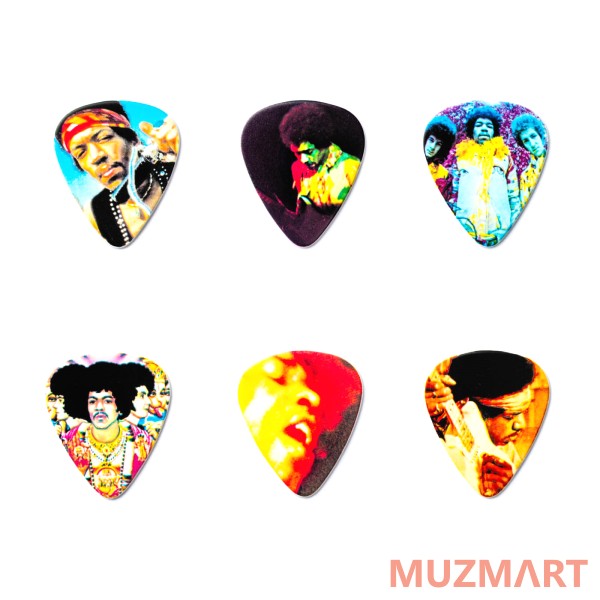 Dunlop JH-PT08H Jimi Hendrix Montag Медиаторы 12шт, толстые, в коробочке