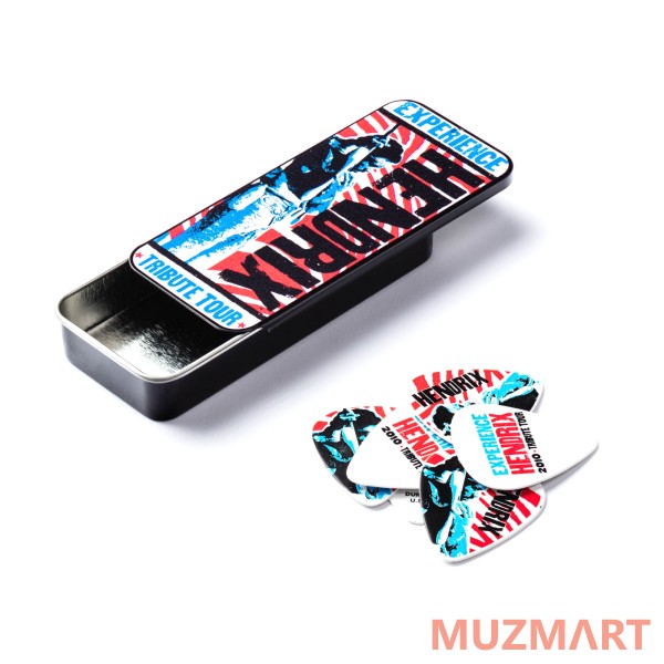 Dunlop JH-PT09M Jimi Hendrix Tribute Tour Медиаторы 12шт, средние, в коробочке