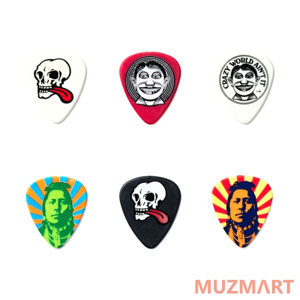 Dunlop JVHPT02H John Van Hamersveld Indian Медиаторы 6шт, толстые, в коробочке