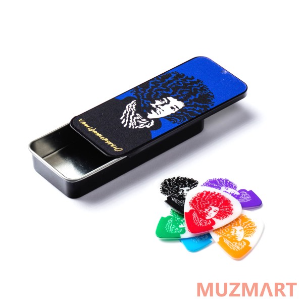Dunlop JVHPT03M John Van Hamersveld Jimi Медиаторы 6шт, средние, в коробочке