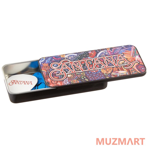 Dunlop SANPT01M Carlos Santana Медиаторы 6шт, средние, в коробочке