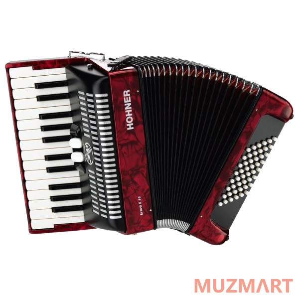 Hohner Bravo II 48 (A1053) Red Детский аккордеон