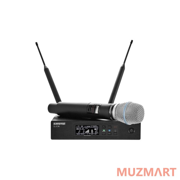 Shure QLXD24E/B87A P51 710 - 782 MHz Вокальная радиосистема с ручным передатчиком BETA87A
