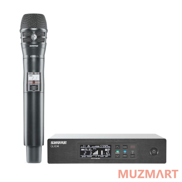 Shure QLXD24E/K8B P51 710 - 782 MHz Вокальная радиосистема с ручным передатчиком KSM8