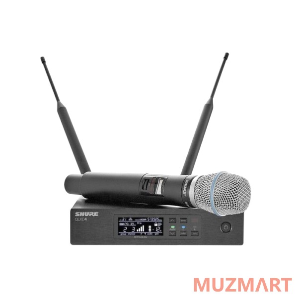 Shure QLXD24E/SM58 P51 710 - 782 MHz Вокальная радиосистема с ручным передатчиком KSM9