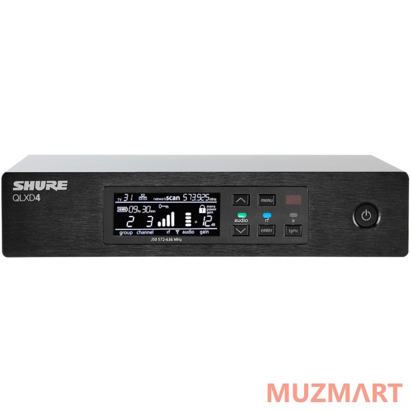 Shure QLXD24E/SM58 P51 710 - 782 MHz Вокальная радиосистема с ручным передатчиком KSM9