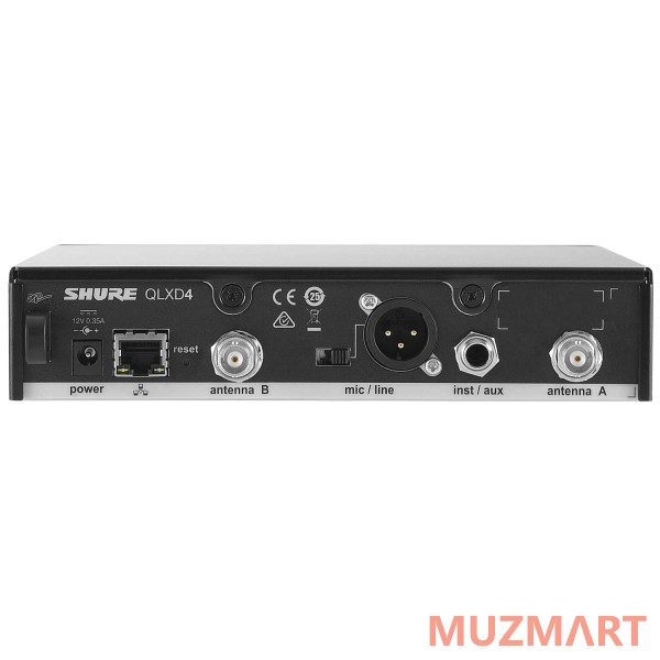 Shure QLXD24E/SM58 P51 710 - 782 MHz Вокальная радиосистема с ручным передатчиком KSM9